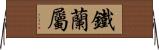 鐵蘭屬 Horizontal Wall Scroll