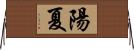陽夏 Horizontal Wall Scroll