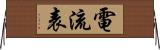 電流表 Horizontal Wall Scroll