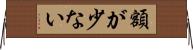 額が少ない Horizontal Wall Scroll