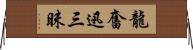 龍奮迅三昧 Horizontal Wall Scroll