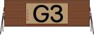 ３Ｇ Horizontal Wall Scroll