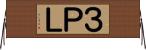 ３ＰＬ Horizontal Wall Scroll