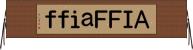 ＡＩＦＦ Horizontal Wall Scroll
