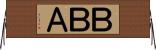 ＢＢＡ Horizontal Wall Scroll