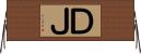 ＤＪ Horizontal Wall Scroll