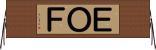 ＥＯＦ Horizontal Wall Scroll