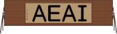 ＩＡＥＡ Horizontal Wall Scroll