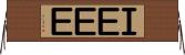 ＩＥＥＥ Horizontal Wall Scroll