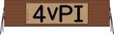 ＩＰｖ４ Horizontal Wall Scroll