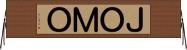 ＪＯＭＯ Horizontal Wall Scroll