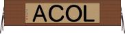 ＬＯＣＡ Horizontal Wall Scroll