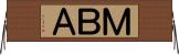 ＭＢＡ Horizontal Wall Scroll