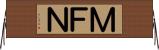 ＭＦＮ Horizontal Wall Scroll