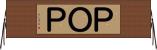 ＰＯＰ Horizontal Wall Scroll