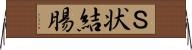 Ｓ状結腸 Horizontal Wall Scroll
