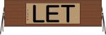 ＴＥＬ Horizontal Wall Scroll