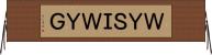 ＷＹＳＩＷＹＧ Horizontal Wall Scroll