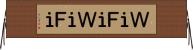 Ｗｉ‐Ｆｉ Horizontal Wall Scroll