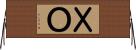 ＸＯ Horizontal Wall Scroll