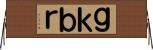 Ｇｋｂｒ Horizontal Wall Scroll