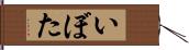 いぼた Hand Scroll