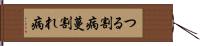 つる割病 Hand Scroll