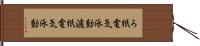 ろ紙電気泳動 Hand Scroll