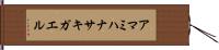 アマミハナサキガエル Hand Scroll