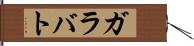 ガラバト Hand Scroll
