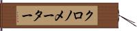 クロノメーター Hand Scroll
