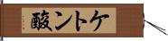 ケトン酸 Hand Scroll