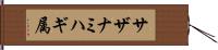 サザナミハギ属 Hand Scroll