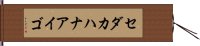 セダカハナアイゴ Hand Scroll