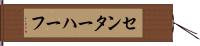 センター・ハーフ Hand Scroll