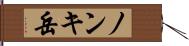 ノンキ岳 Hand Scroll
