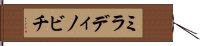 ミラディノビチ Hand Scroll