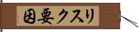 リスク要因 Hand Scroll