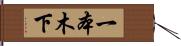 一本木下 Hand Scroll