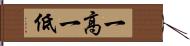 一高一低 Hand Scroll