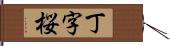 丁字桜 Hand Scroll