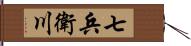 七兵衛川 Hand Scroll