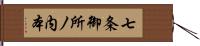 七条御所ノ内本 Hand Scroll