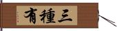 三種有 Hand Scroll