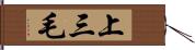 上三毛 Hand Scroll
