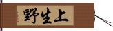 上生野 Hand Scroll