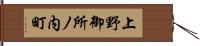 上野御所ノ内町 Hand Scroll