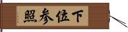 下位参照 Hand Scroll