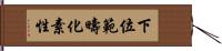 下位範疇化素性 Hand Scroll