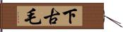 下古毛 Hand Scroll